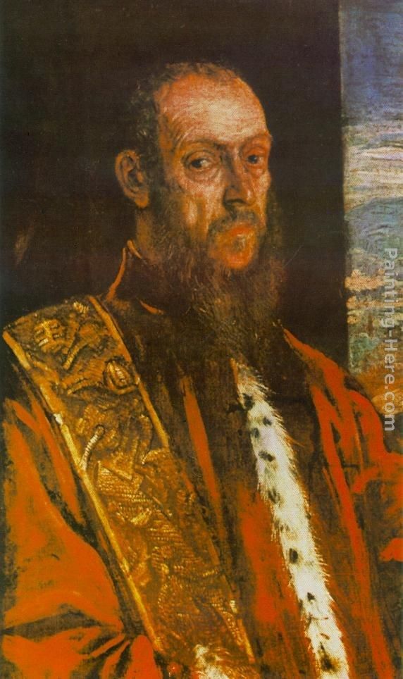 Jacopo Robusti Tintoretto Portrait of Vincenzo Morosini